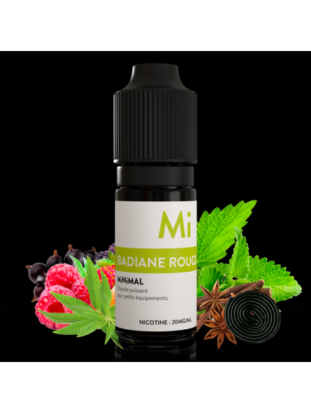 MiNiMAL - Badiane Rouge, sels de nicotine MiNiMAL - Badiane Rouge, sels de nicotine