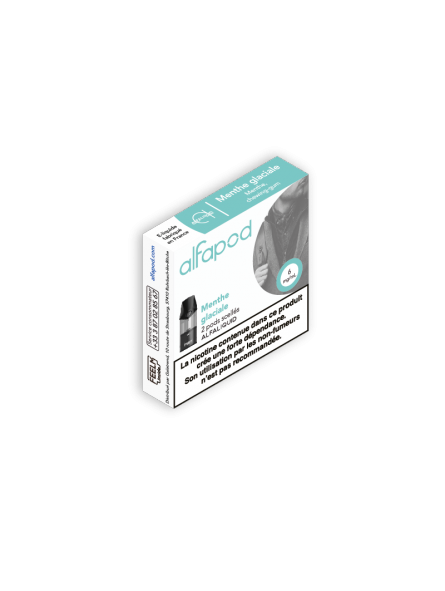 Pods Menthe Glaciale (2x1.9ml) Alfapod Alfaliquid Pods Menthe Glaciale (2x1.9ml) Alfapod Alfaliquid