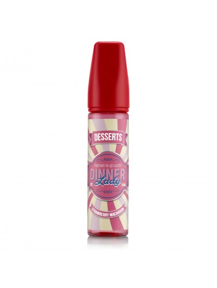 Strawberry Macaroon 50ml - Dinner Lady Strawberry Macaroon 50ml - Dinner Lady
