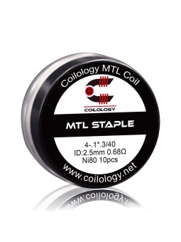 Pack 10 MTL Staple Coilology 0.68 Ohm